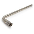 16mm x 15Cu Press Radiator Elbow - Plated
