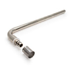16mm x 15Cu Press Radiator Elbow - Plated