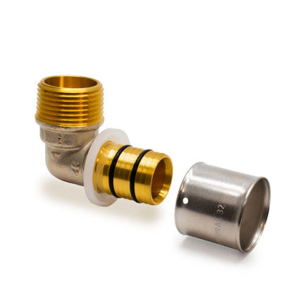 25mm x 1" Press Male Elbow