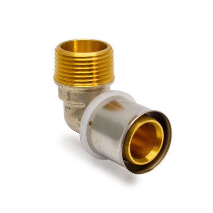 16mm x 3/4" Press Male Elbow
