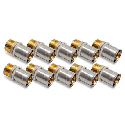 25mm x 3/4" Press Male Adapter