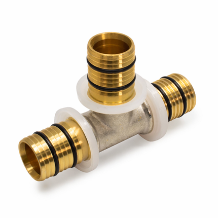 16mm Press Equal Tee