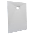 White SMC Shower Trays with Solid Holes Drain Cover