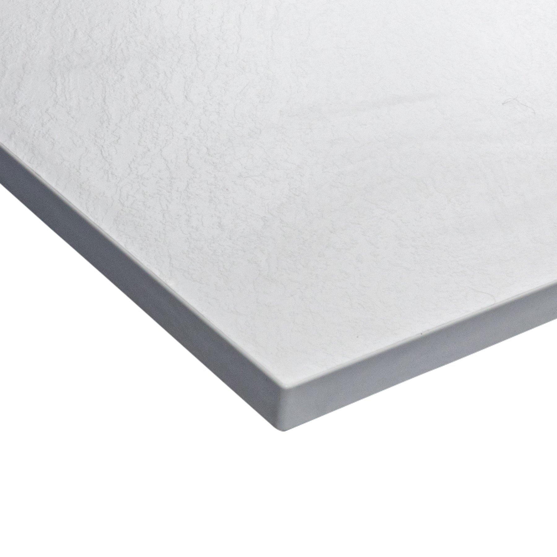 White SMC Shower Trays with Solid Holes Drain Cover