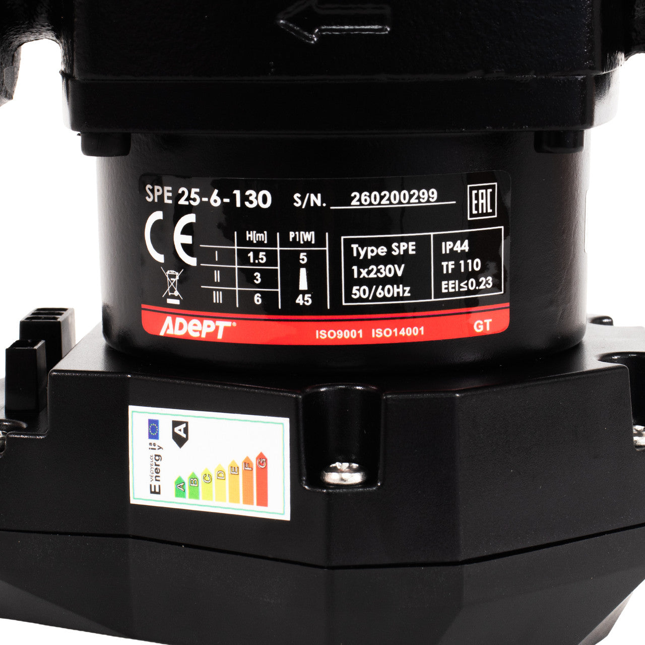 Smart A-Rated Adjustable Speed Circulation Pump - 230V