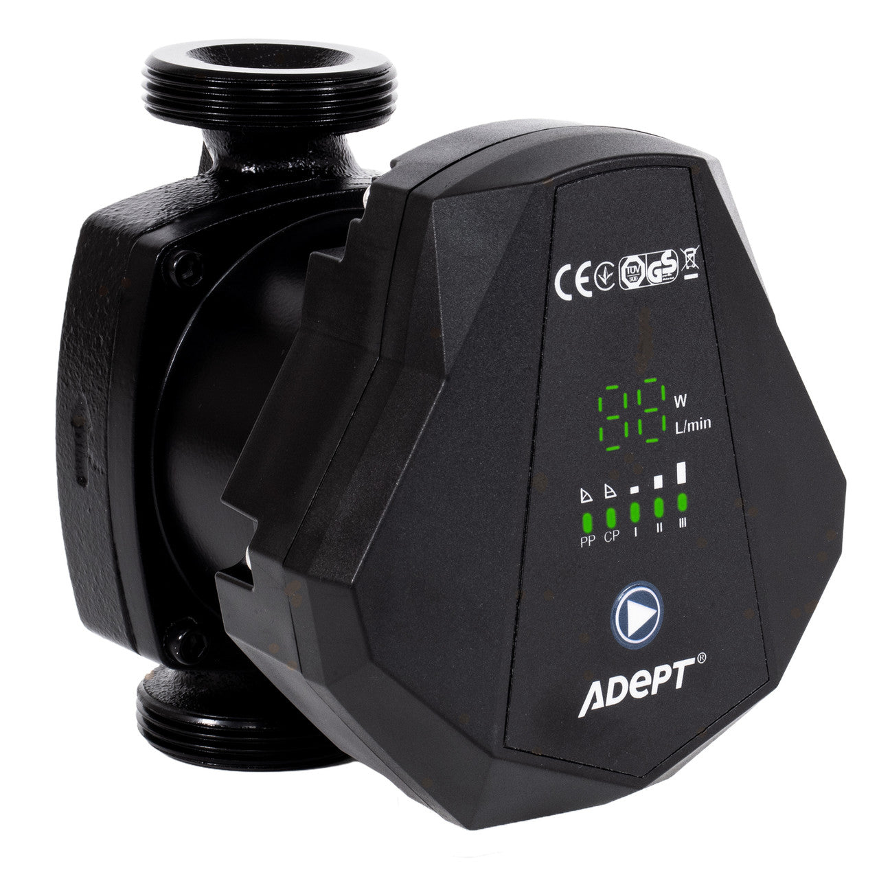 Smart A-Rated Adjustable Speed Circulation Pump - 230V