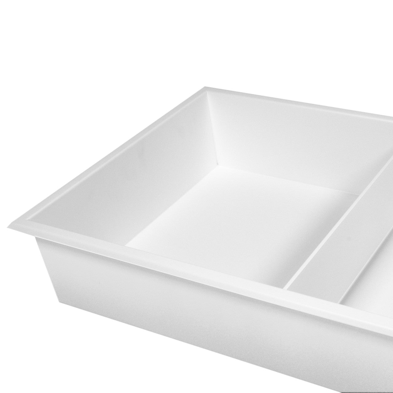 White Bathroom/ Wet Room Waterproof Shower Recessed Alcove Space Saving Storage