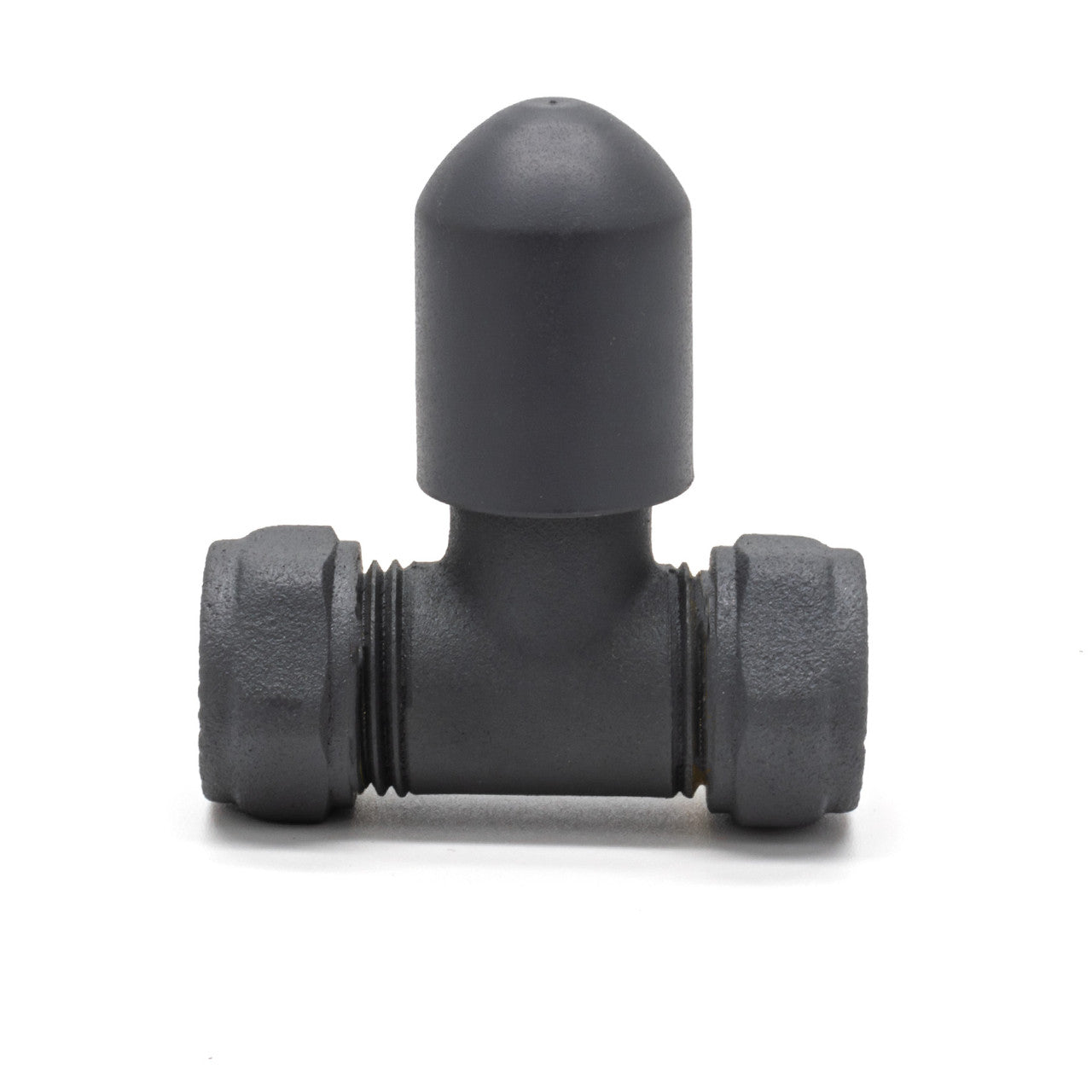 THERMOSTATIC TRV STRAIGHT RADIATOR VALVES 1/2" X 15MM LOCKSHIELD PACK (ANTHRACITE) (STRVK10A)