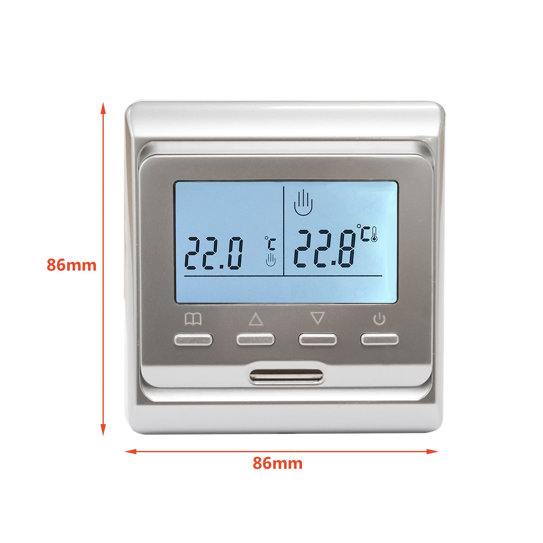 Push Button Programmable Thermostat for Underfloor Heating