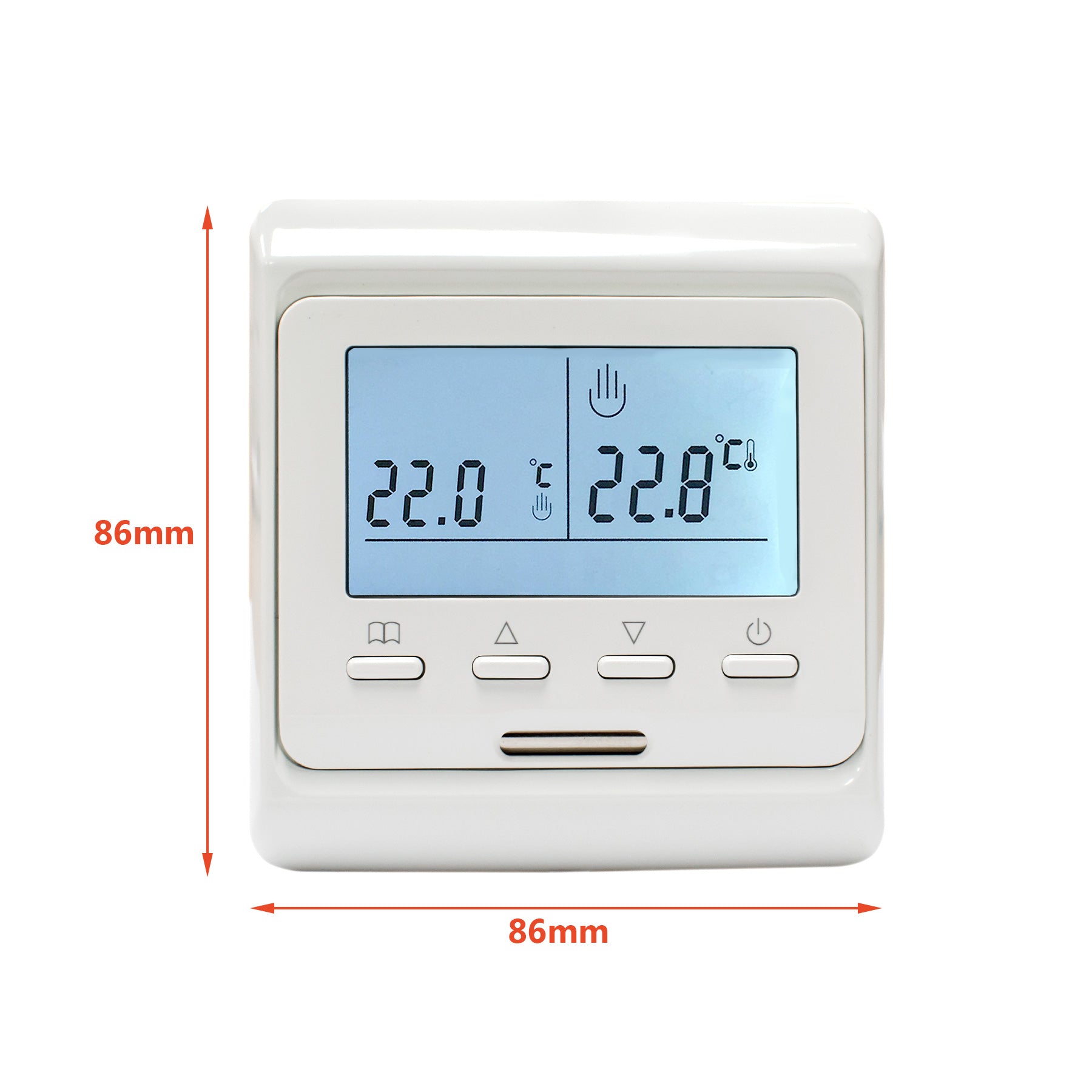 Push Button Programmable Thermostat for Underfloor Heating