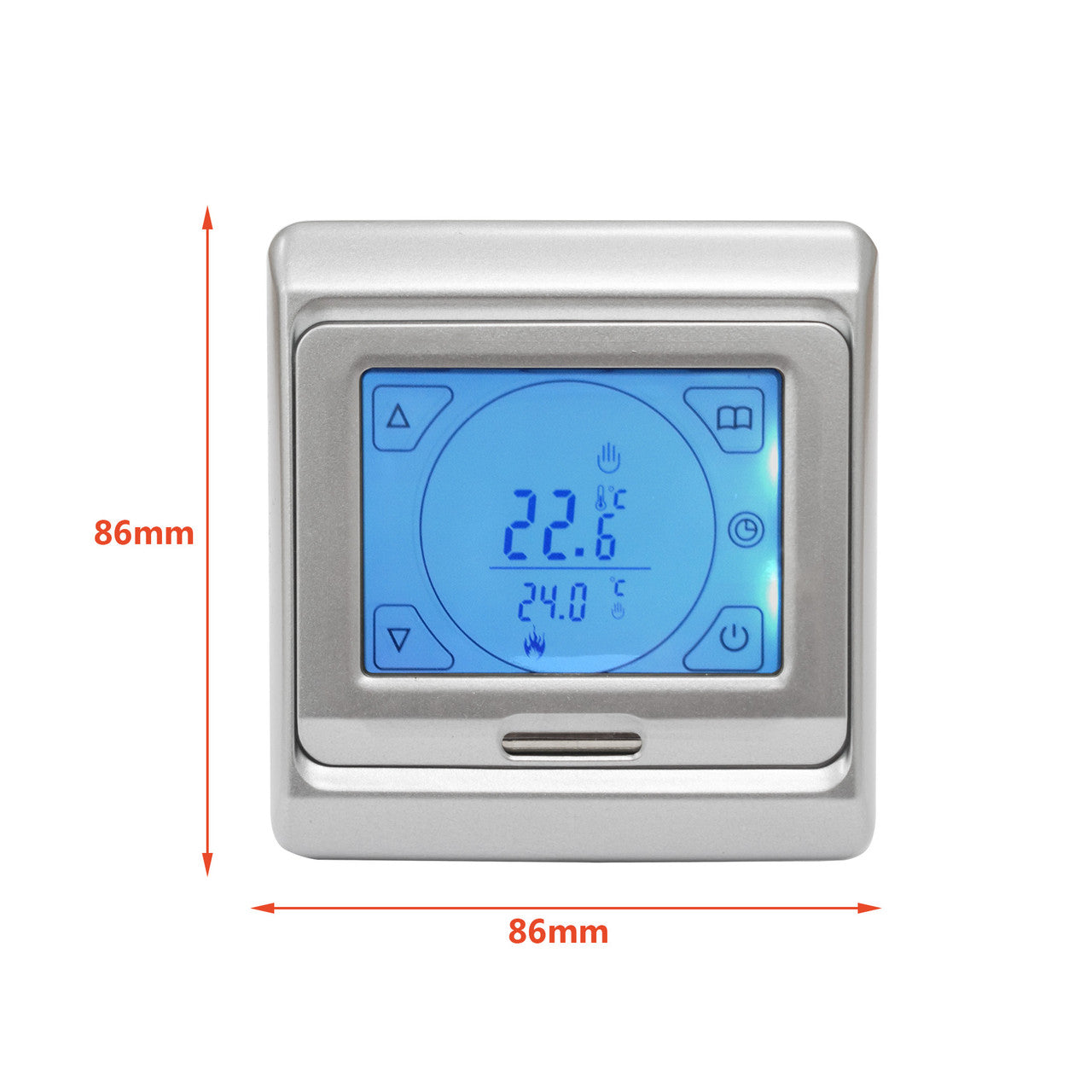 Touchscreen Programmable Digital Thermostat for Underfloor Heating
