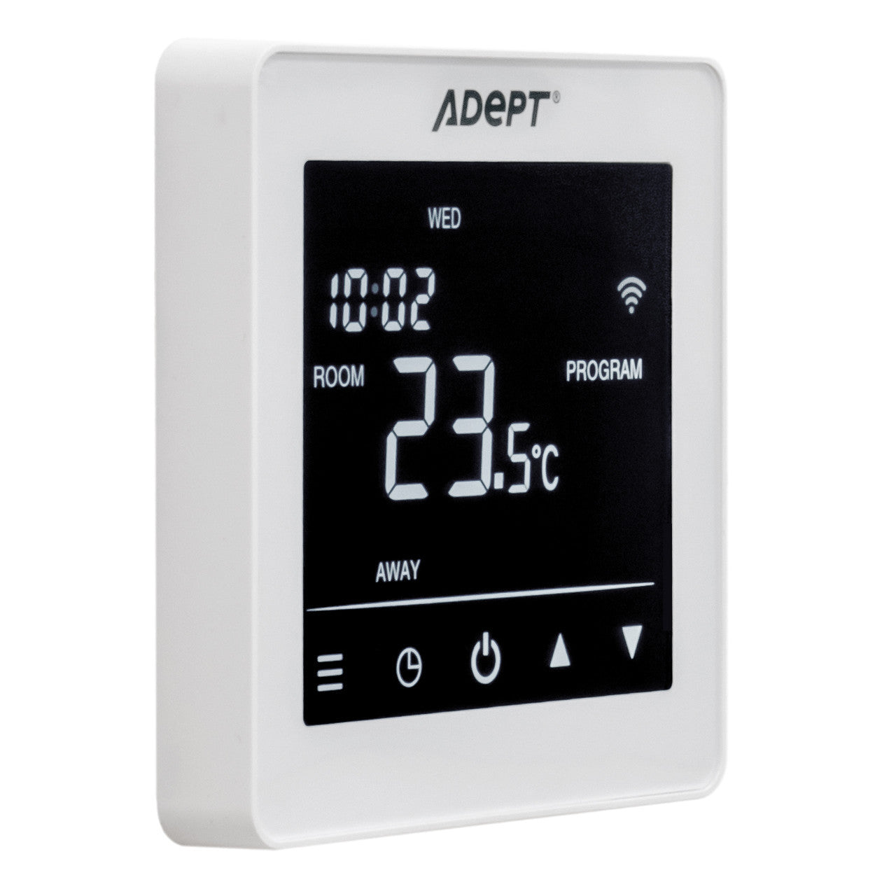 Adept Smart WiFi Touchscreen Thermostat - White