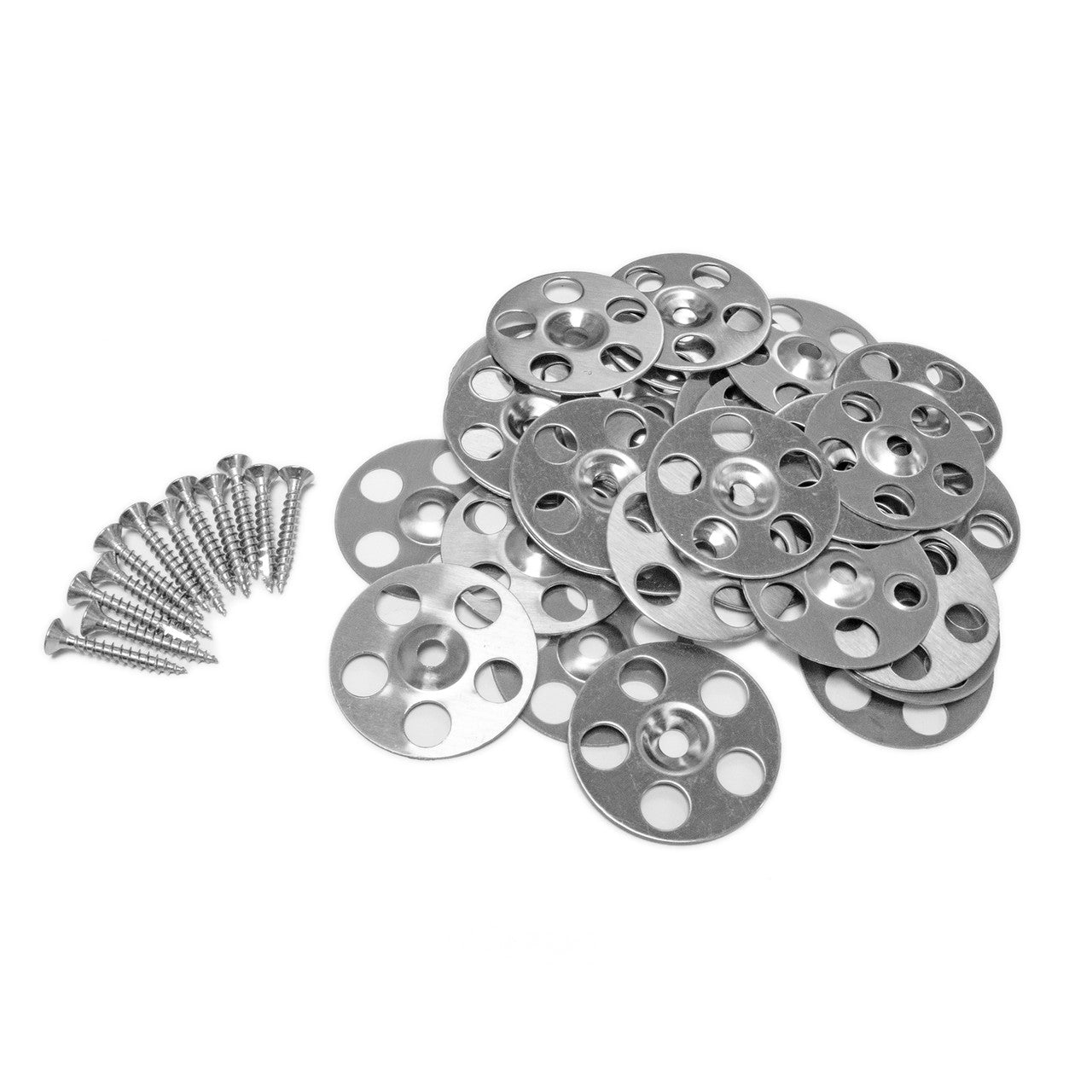 36mm Stainless Steel Washers for Tile Backer Boards with 3.5mm x 25mm Screws