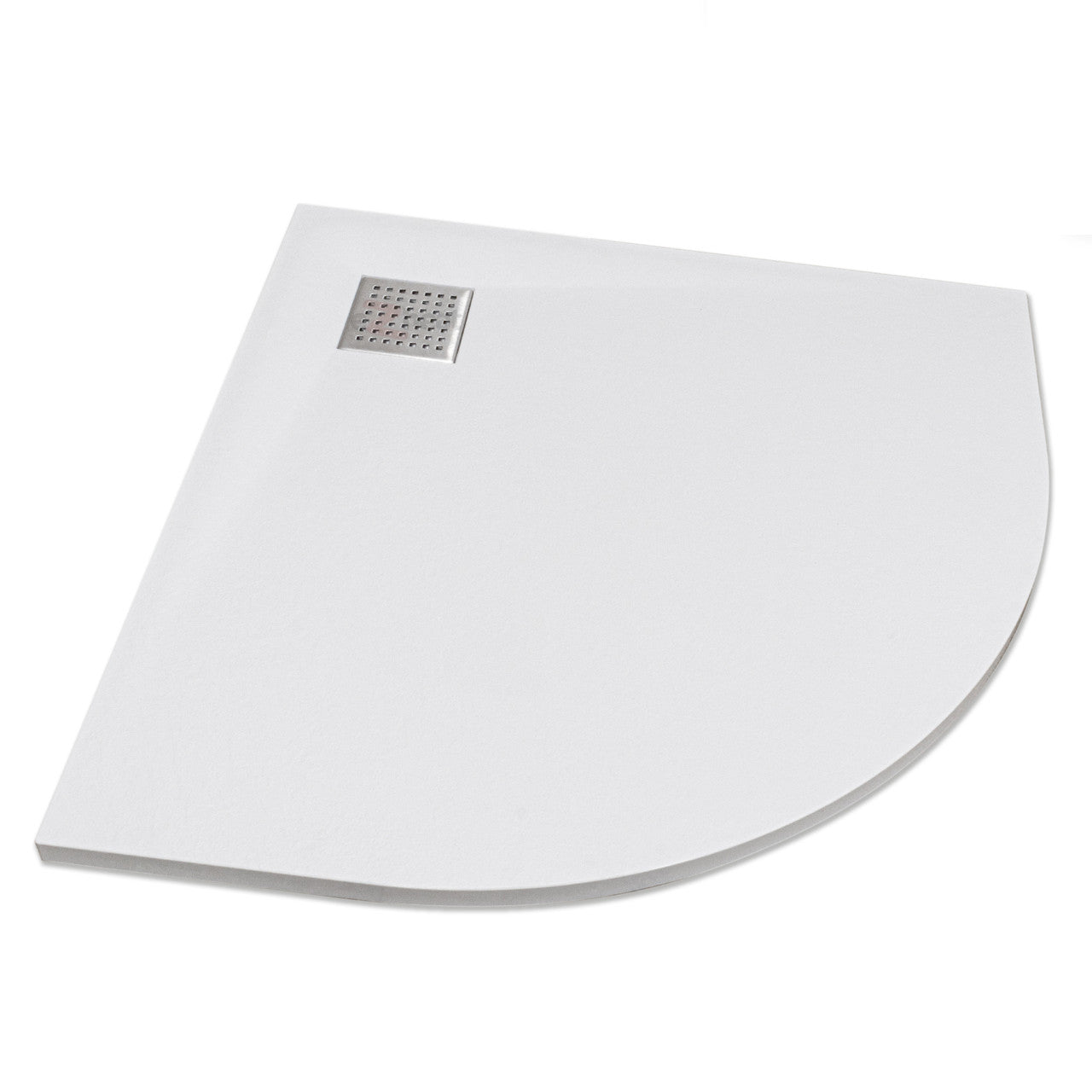 White Slate Effect SMC Shower Trays with Waste