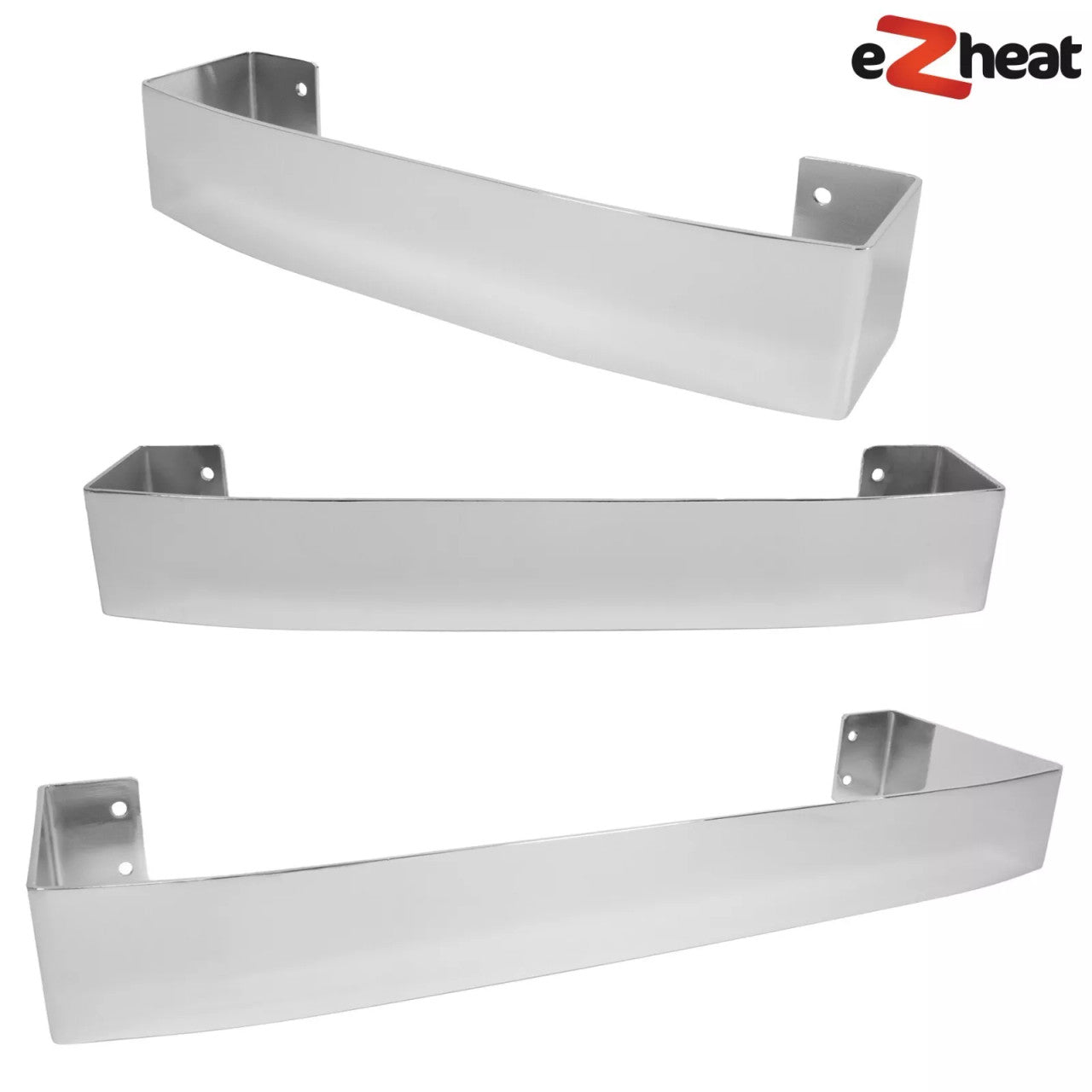 Chrome Towel Bar Attachment For Single And Double Aluminium Radiators ...