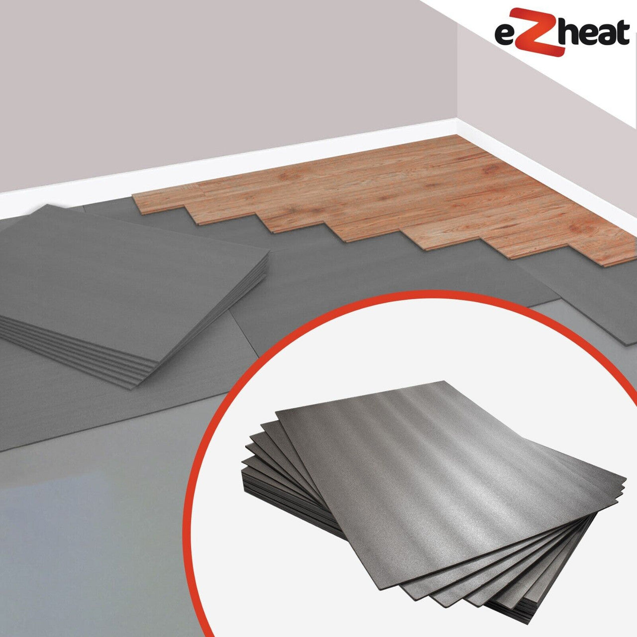 5mm Insulating Underlay (9.7m²) for Laminate and 3-Layer Floors