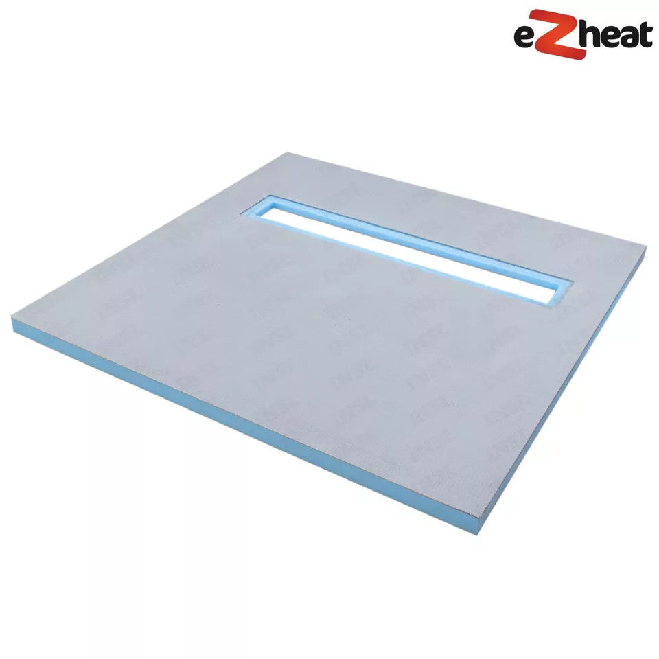 Linear Wetroom Shower Tray - Tile On With Waste and Choice of Grate Style XPS