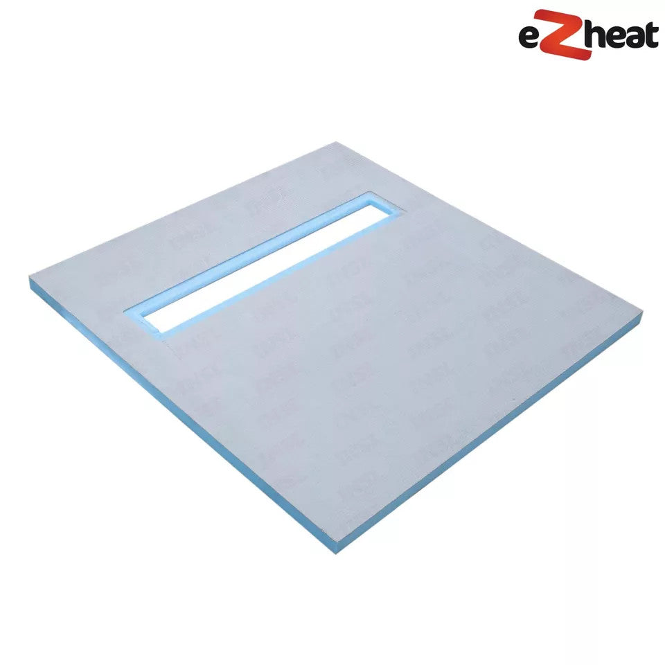 Linear Wetroom Shower Tray - Tile On With Waste and Choice of Grate Style XPS