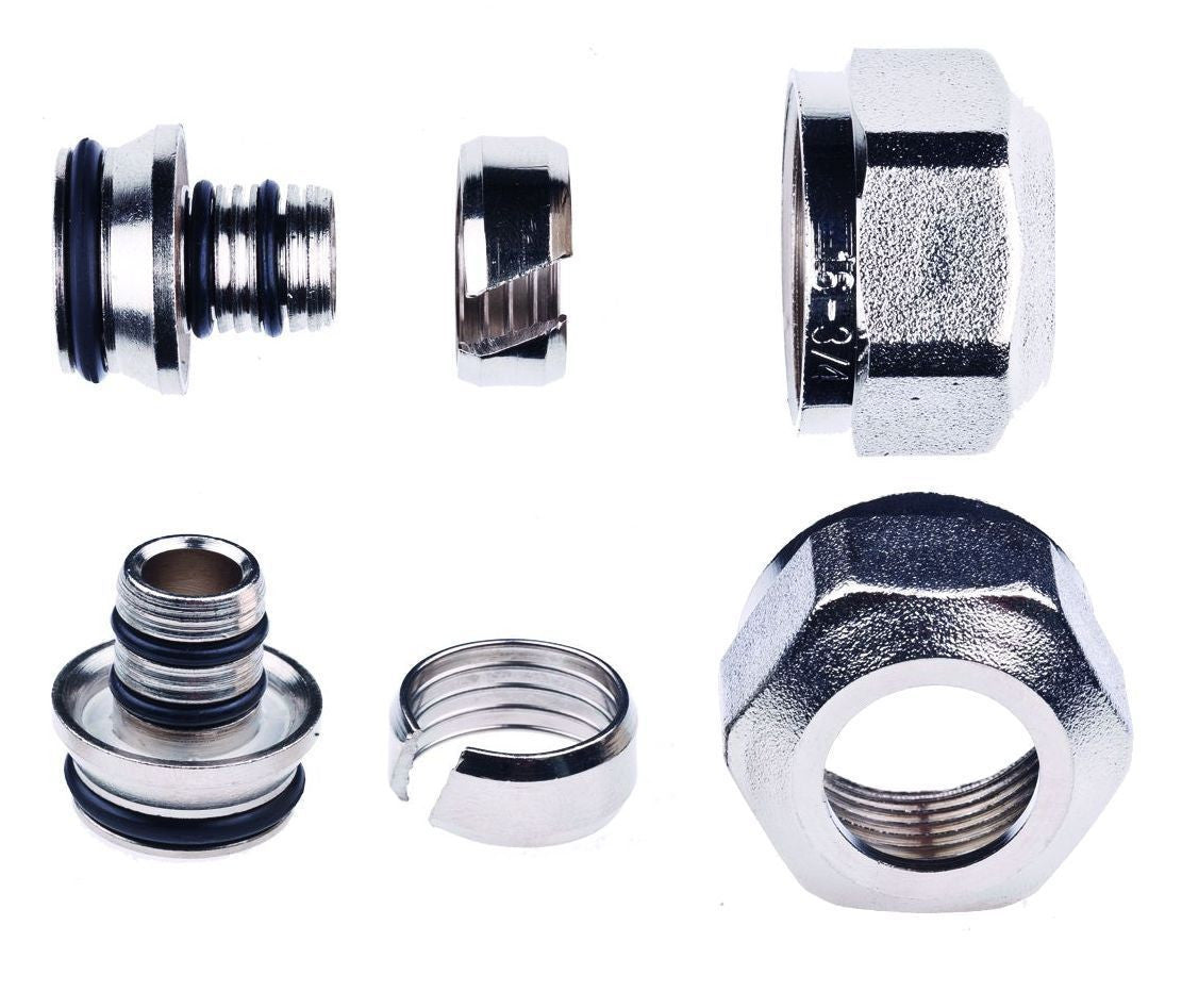 Underfloor Heating 16mm Pipe Adaptors 25yr Guarantee